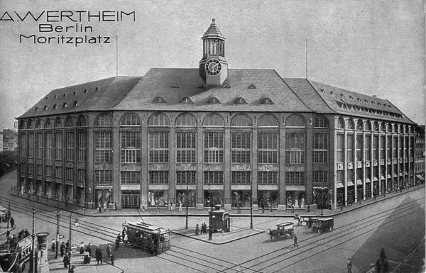 Fassade Kaufhaus Wertheim