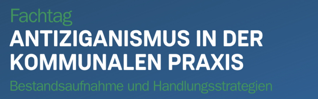 weiße Lettern auf blauem Hintergrund, Seminartitel